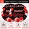 40pcs Red and black birthday Party Supplies,include 20 dessert plate, 20 Napkin,Used for Red and black birthday Party Decoration (Red Black)